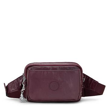 Kipling Abanu Multi Metallic Convertible Crossbody Bag Bags Burgundy Lacquer | AU 2038FD